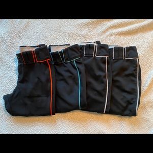 4 Pair of Women’s Boombah softball pants